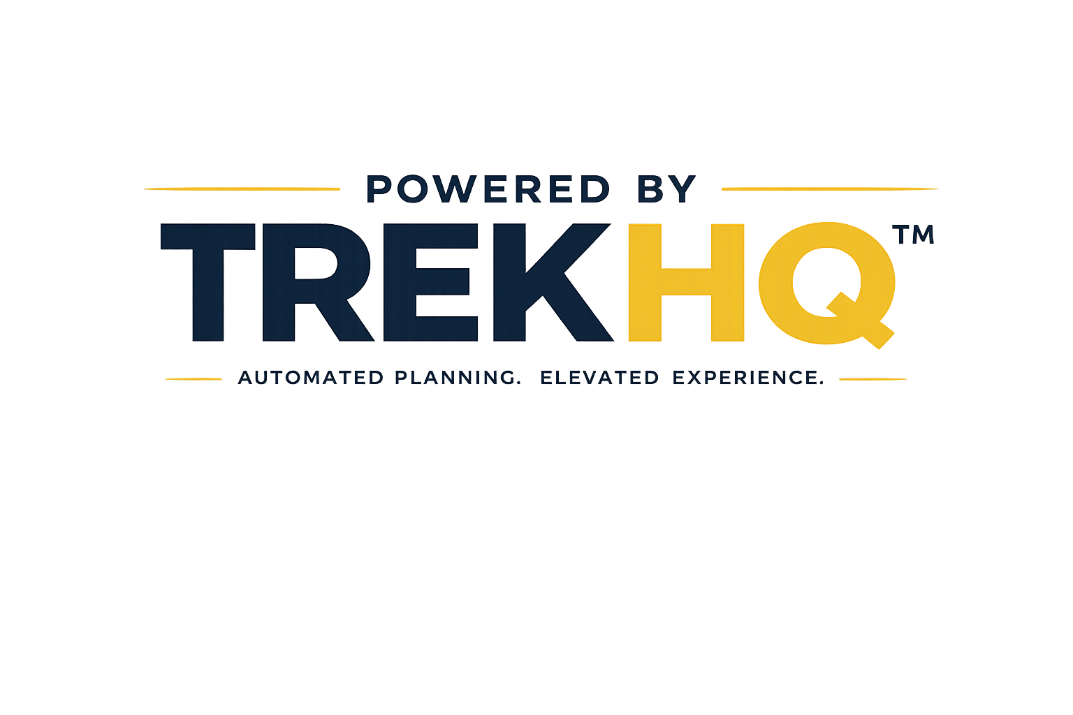 Powered by TrekHQ - Automated Planning. Elevated Experience.